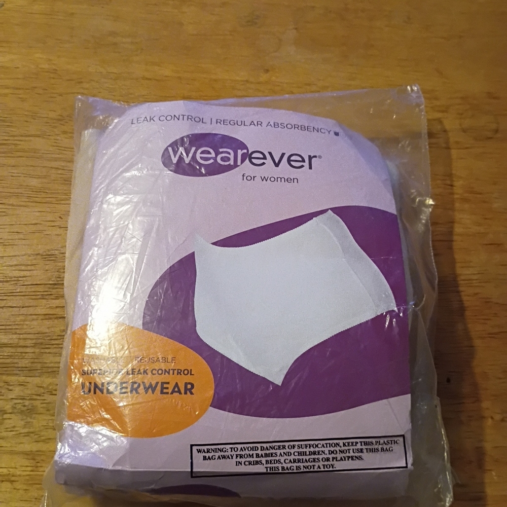 Women’s Cotton Incontinence Panties Regular Absorbency Bladder Control Size L
